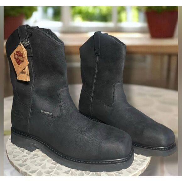 Harley-Davidson Altman Composite Toe Waterproof Work Boots Men’s 11 New - Picture 1 of 15